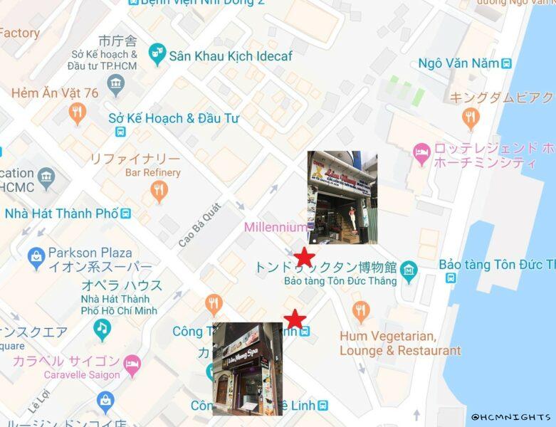 Hot Tocの場所・日本人街周辺