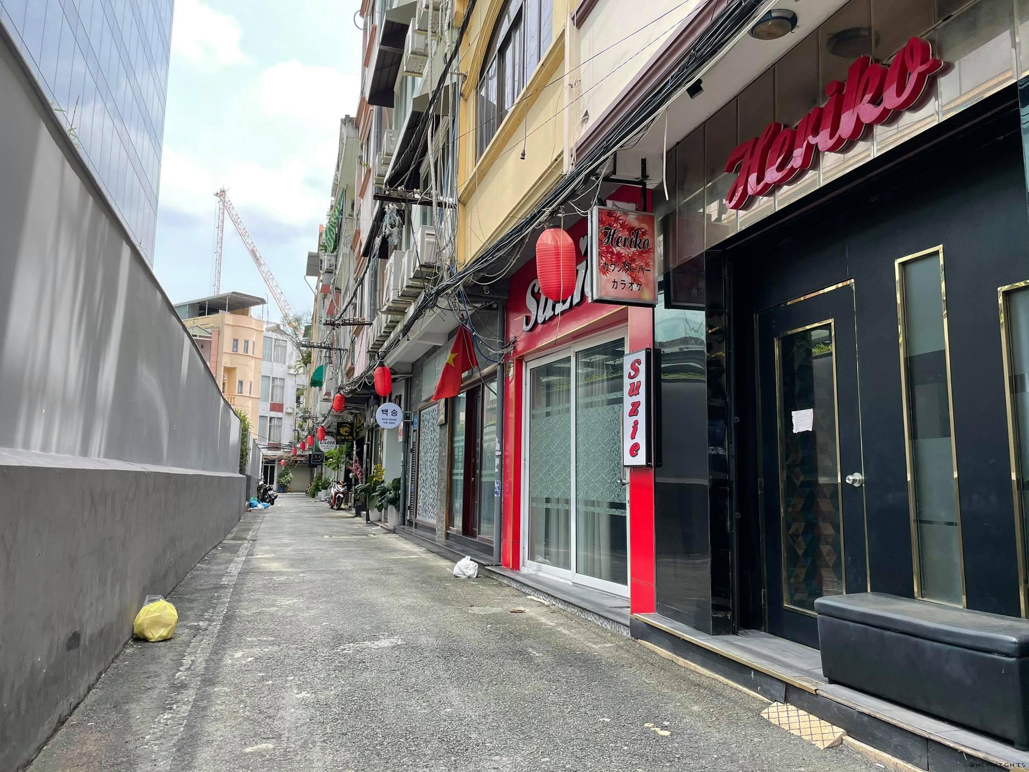 ロックダウン解除直後のホーチミン1区の通り(2021年10月撮影)